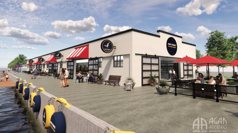 An original rendering of the potential look for the Port Stanley Brewing Company, restaurant and lounge. (Source:Domus Developments)