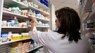 A lab technician prepares a prescription at a pharmacy Thursday, March 8, 2012 in Quebec City. THE CANADIAN PRESS/Jacques Boissinot