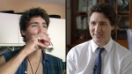 Sandie Rinaldo's chat with a young Justin Trudeau
