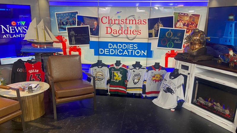 The set for Christmas Daddies 60th annual Telethon at CTV Atlantic. (CTV/Paul Hollingsworth) 