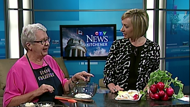 Rose Murray with former CTV Kitchener News at Noon anchor Nancy Richards.