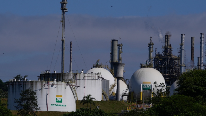 Capuava oil refinery owned by Petrobras sits in Maui, on the outskirts of Sao Paulo, Brazil, Monday, Nov. 6, 2023. (AP Photo/Andre Penner, File)