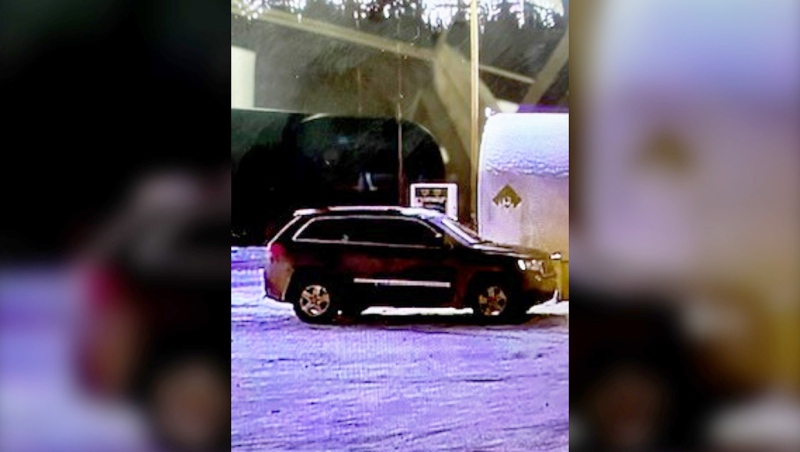 Rocky Mountain House RCMP are looking for information about this vehicle, believing it to be linked to a shooting on the Sunchild First Nation that left 1 man dead early Sunday morning. Anyone with information is asked to contact them at 403-845-2881.
