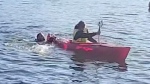 State workers rescue man from sinking jet ski 