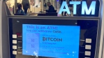 Bitcoin is for sale at an Automated Teller Machine at the Westfield Garden State Plaza shopping mall in Paramus, New Jersey, on March 13, 2023. (AP Photo/Ted Shaffrey, File)