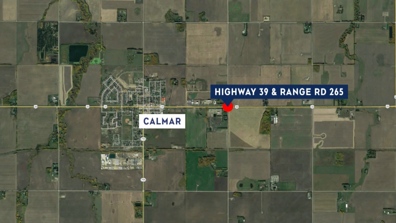Highway 39, Range Road 265 crash Dec. 4 2023 