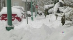  Snowstorm causes hazardous condition in the regio