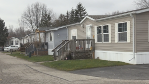Mobile homes in Guelph, Ont. 