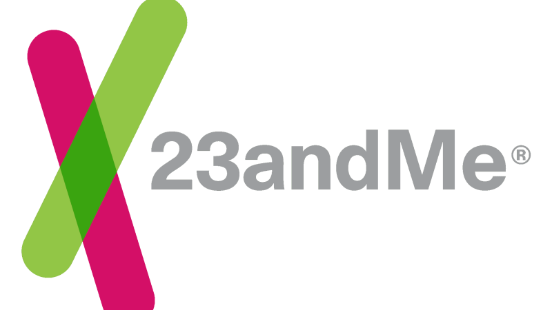 Pictured is the logo of DNA company, 23andMe. (23andMe)