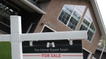 A for sale sign can be seen in south Regina in this file photo. (David Prisciak/CTV News)