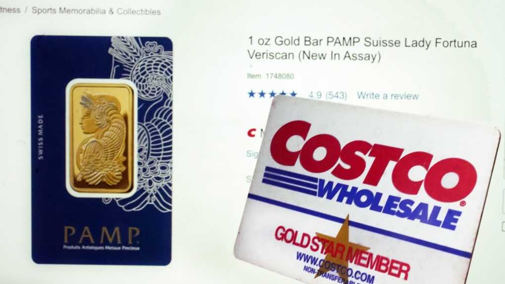 one-ounce Gold Bar Costco 
