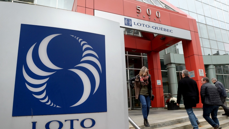 The Loto-Quebec headquarters are seen in Montreal, Friday, Oct. 25, 2019. THE CANADIAN PRESS/Ryan Remiorz