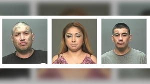 Joey Michael Audy (left), Evelyn Marie McKay and Romeo Chris Miles are wanted by Winnipeg Police on charges of attempted murder, robbery and forcible confinement in connection with an incident where a woman was assaulted on Dec. 10, 2023. (Winnipeg Police handout)
