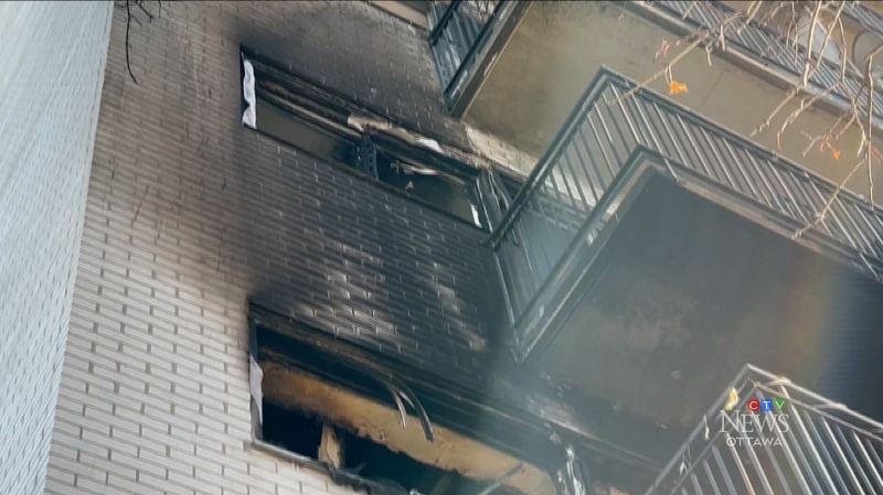 Residents displaced after apartment fire
