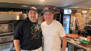 Brothers Danny and Donny Mellozzi of Forno Pizza Frankie's. (Lauren Fernandez/CTV News)