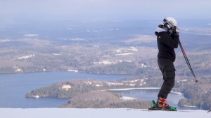 Skiers head to Townships with little snow north