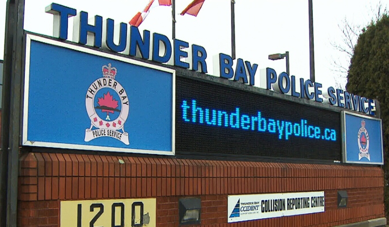 A Thunder Bay Police Service sign. (File photo/CTV News)