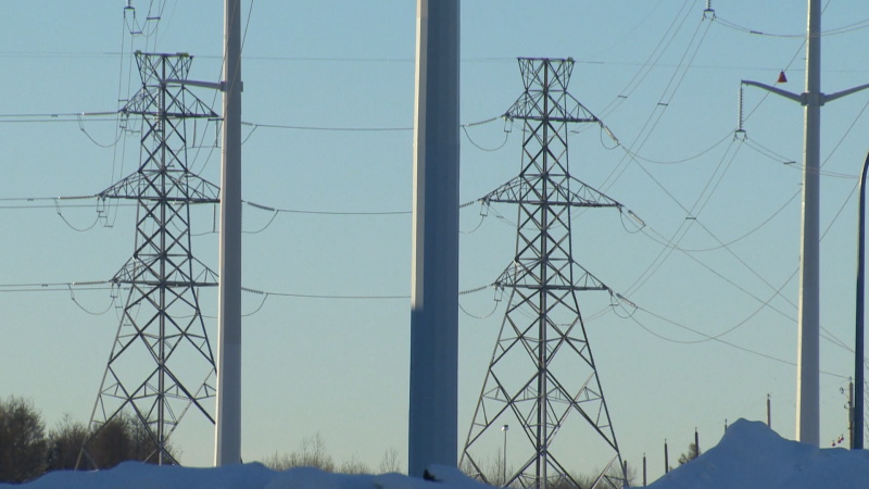 Power lines. (File/CTV News Edmonton)