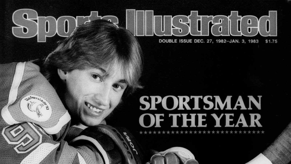 Wayne Gretzky on Sports Illustrated Magazine