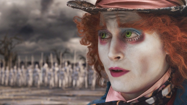 Johnny Depp is shown in a scene from Walt Disney Pictures' 'Alice in Wonderland.'