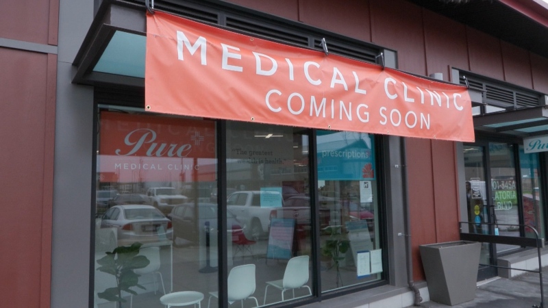 Construction of the Pure Medical Clinic in Colwood's Royal Bay neighbourhood has been complete since last October. It's ready for patients. All it needs is one key thing: doctors. (CTV)