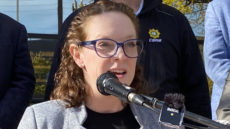 Cape Breton Regional Municipality Mayor Amanda McDougall-Merrill is pictured on Jan. 26, 2024.