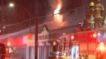 Firefighters arrived at Super Grocer on No. 1 Road in Steveston shortly after 5 p.m. Friday. (CTV)