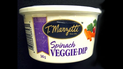 The Canadian Food Inspection Agency are warning the public not to consume certain T. Marzetti brand Veggie Dips because these products may be contaminated with Salmonella.