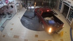 Video released by police shows the truck being was used "as a battering ram" to smash through the doors and into Tecumseh Mall on Jan. 23, 2024. (Source: Windsor police)