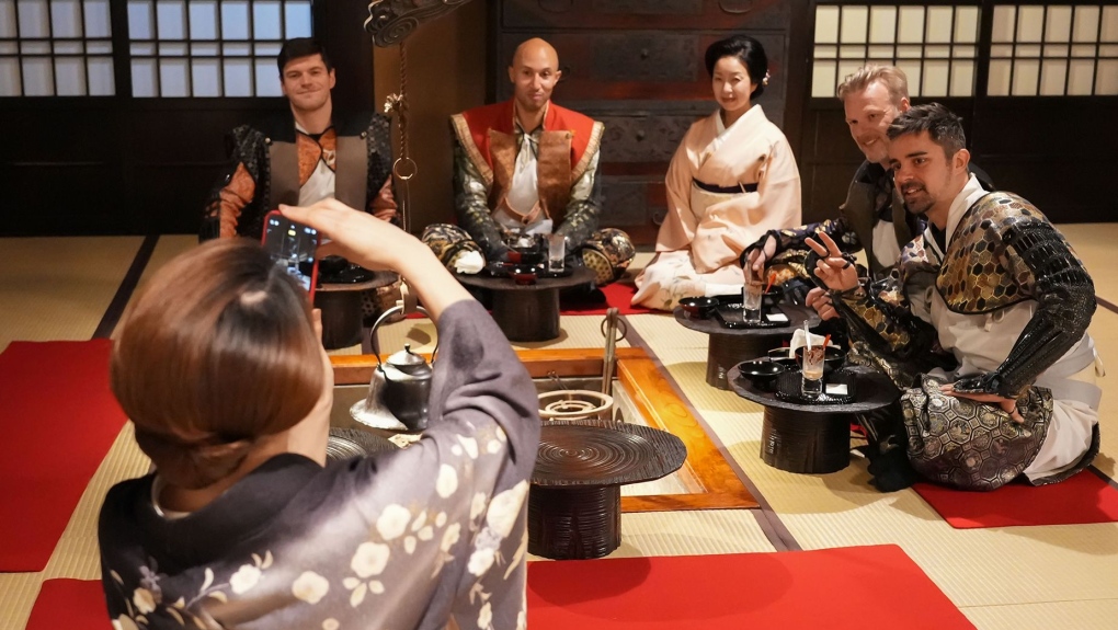 Traditional kaiseki meal
