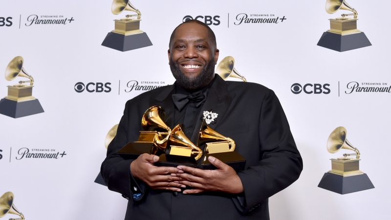 Rapper Killer Mike detained by police at the Grammy Awards after collecting 3 trophies
