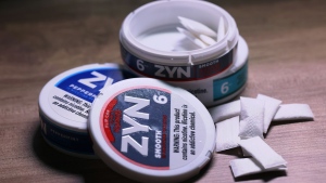 Move over vapes, Americans appear to have a new addiction: Zyn, a tobacco-free nicotine pouch product that has exploded in sales over the past year. (Michael M. Santiago/Getty Images)