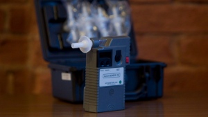 A police hand-held breathalyzer is shown in Vancouver, B.C. Wednesday, Dec. 21, 2011. Lawyer Paul Doroshenko is questioning the accuracy of the police hand held breathalyzers that are being used by police in the Vancouver area. THE CANADIAN PRESS/Jonathan Hayward