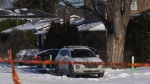 A 51-year-old woman is dead after a stabbing in Saint-Basile-le-Grand, south of Montreal. (Scott Prouse/CTV News)