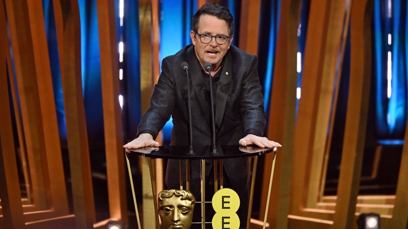 Michael J. Fox gets standing ovation for surprise BAFTAs appearance