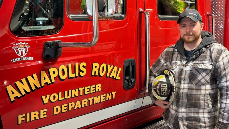 Alex Cranton, the deputy volunteer fire chief of the Annapolis Royal Volunteer Fire Department, is shown in a handout photo. Volunteer firefighters say they're feeling “helpless” as they endure long waits for paramedics to arrive at health emergencies in Nova Scotia's Annapolis Valley. (Source: THE CANADIAN PRESS/HO-Alex Cranton)