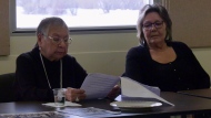 A workshop on the Indian Residential School experience is being held at the Neil Balkwill Civic Arts Centre. (Mick Favel / CTV News) 