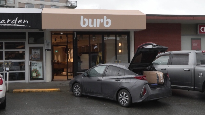 Burb Cannabis is set to open Friday steps from the University of British Columbia's Point Grey campus. (CTV)