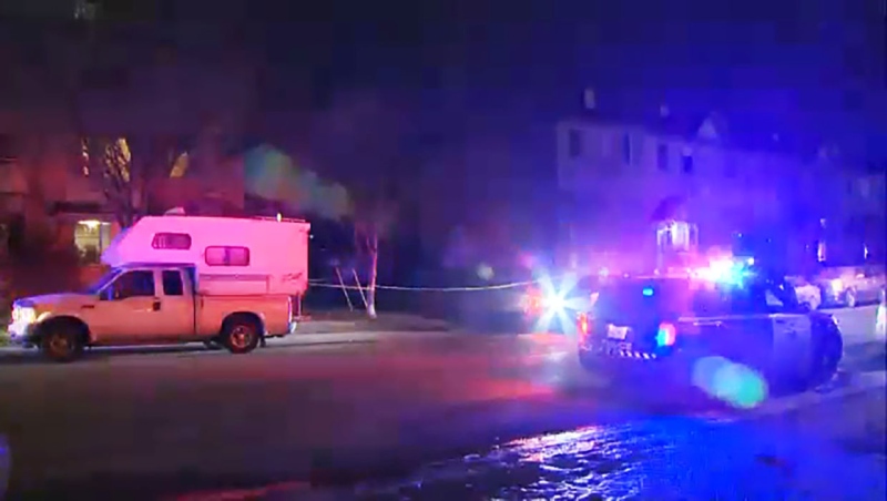 A 27-year-old man was hospitalized Friday night after being shot in the leg in a drive-by shooting that took place in southwest Calgary