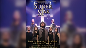 The students at West Ferris Secondary School in North Bay who make up the cast and crew of the school’s production of the Broadway musical Jesus Christ Superstar say they are ready for the curtain to rise. (Supplied/West Ferris Secondary School)