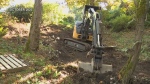 Man steals excavator to improve cabin in U.S.