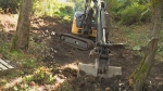 A homeless man in the U.S. was arrested for allegedly stealing an excavator. 