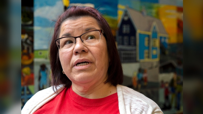 Chief Andrea Paul, of the Pictou Landing First Nation, is pictured on Tuesday, Nov. 19, 2019. (THE CANADIAN PRESS/Andrew Vaughan)