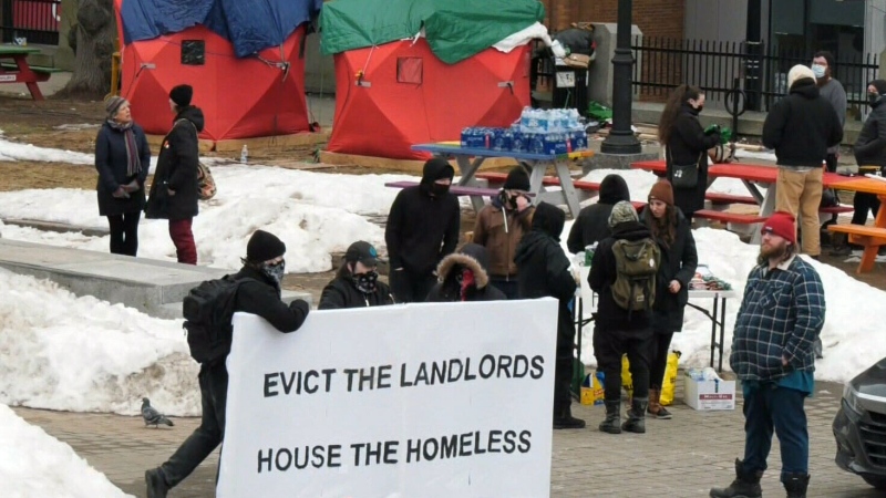 Some Halifax encampments remain on eviction day