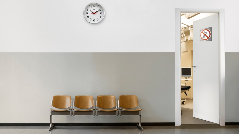 Medical office waiting room. (limpido/iStock/Getty Images Plus)