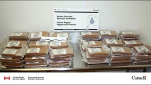 CBSA seized more than $9 million worth of cocaine at the Winnipeg airport. (Source: CBSA)