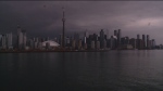 Timelapse: Storm passes over Toronto 