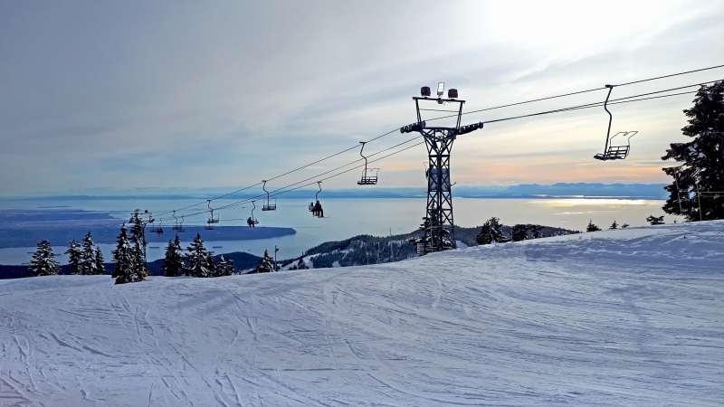 A ski lift on Cypress Mountain is seen in this undated stock image. (Shutterstock)