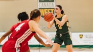 The University of Regina's Jade Belmore has been named the 2024 Canada West Women's Basketball Player of the Year. (Courtesy: Canada West)
