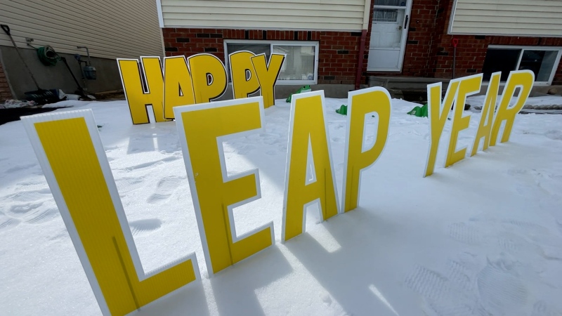 Leap Day -- a day that appears on the calendar only once every four years -- holds a special significance for those born on this unique date. (Dave Charbonneau/ CTV News Ottawa)